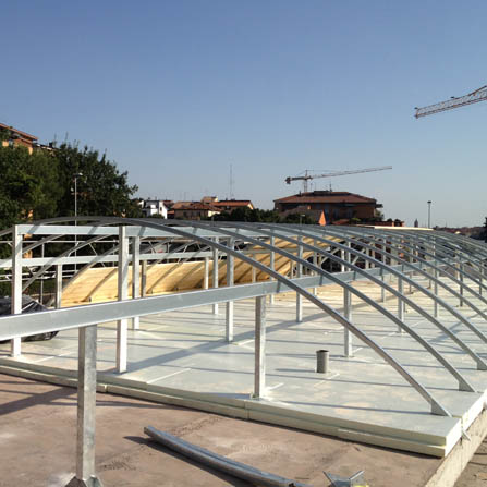 Coperture in lamiera aggraffata Venezia