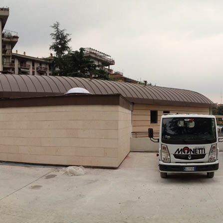 Coperture in lamiera aggraffata Venezia