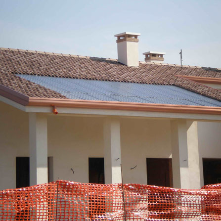 Lamiera grecata per impianto fotovoltaico