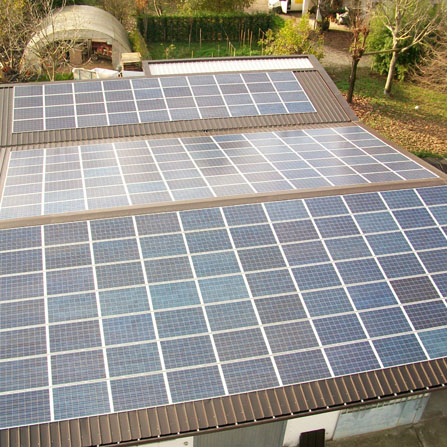 Pannelli sandwich per impianto fotovoltaico