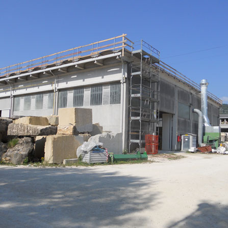 Allestimento cantiere per rimozione amianto