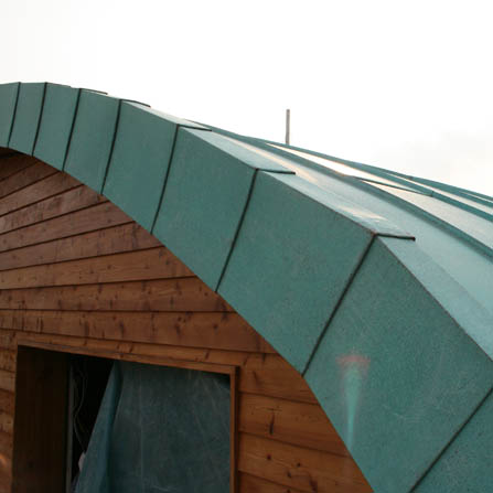 Lattonerie in tecu patina
