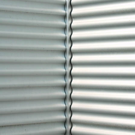 Dettaglio rivestimento alluminio estruso