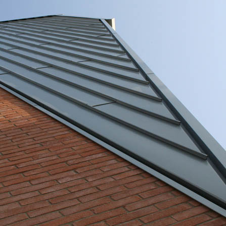 Facciate in doppia aggraffatura