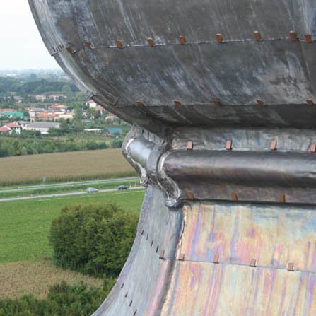 Restauro campanile in piombo - Saonara (PD)