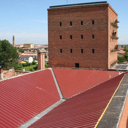 Restauro copertura ex casa del fascio di Pontelongo