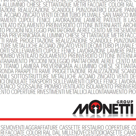 Monetti Group Catalogo Generale