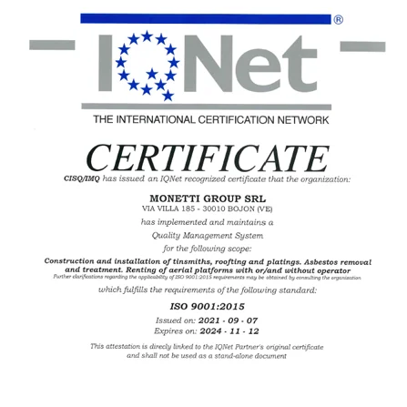 UNI EN ISO 9001:2015